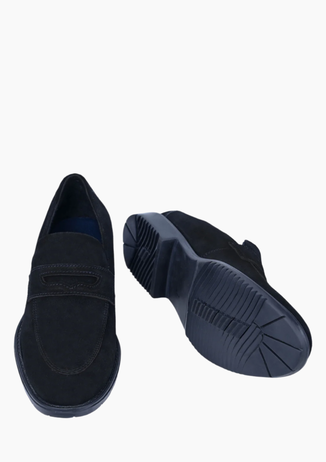 OHM Exclusive Penny Loafer in Suede with Classy Rubber Sole