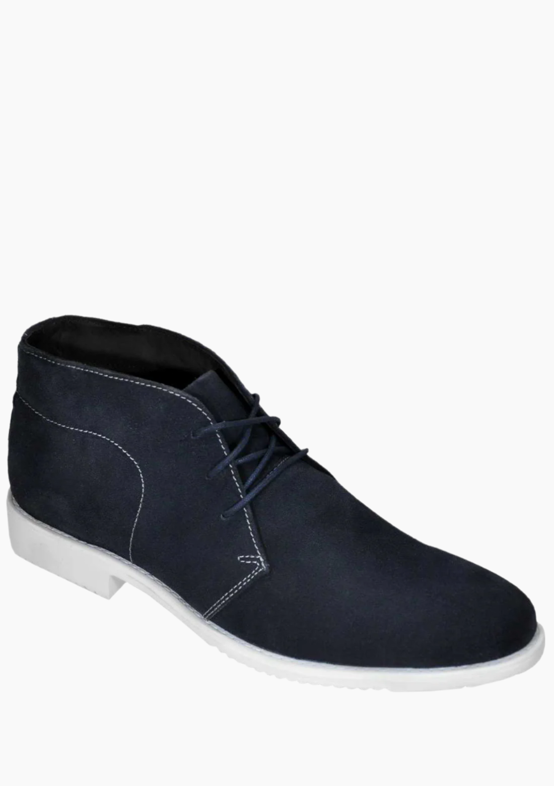 OHM Executive Style Ankle Leather Boots with Plain Toe