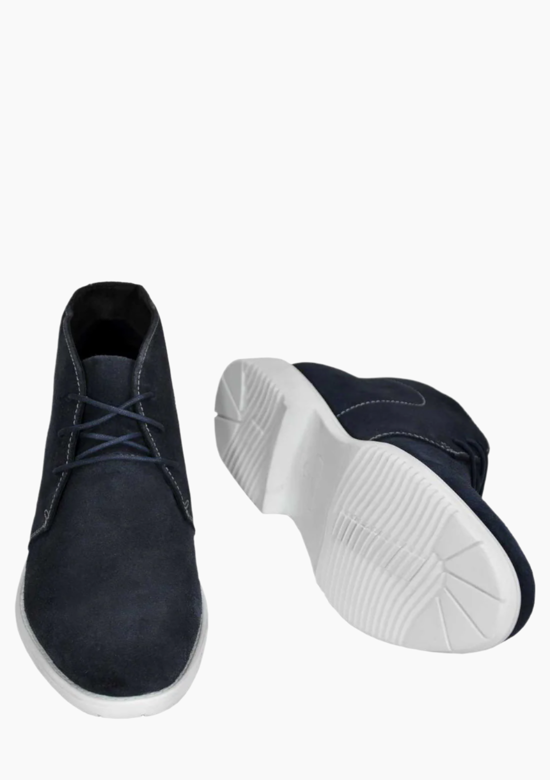 OHM Executive Style Ankle Leather Boots with Plain Toe