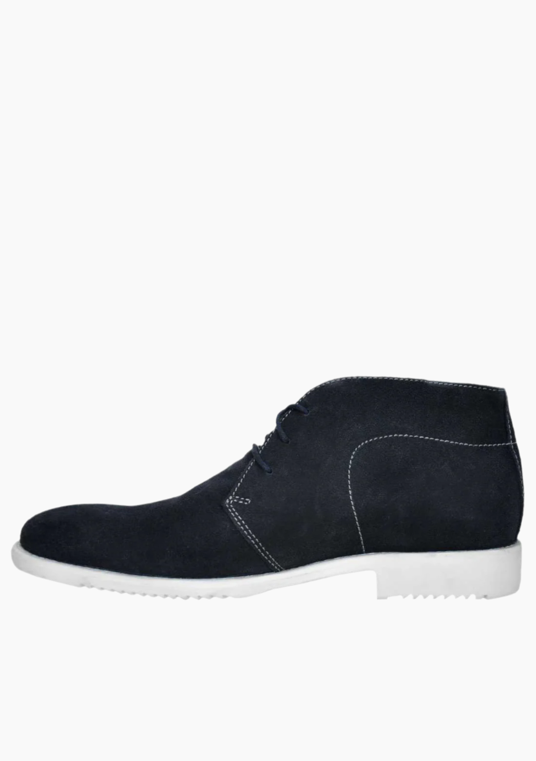 OHM Executive Style Ankle Leather Boots with Plain Toe