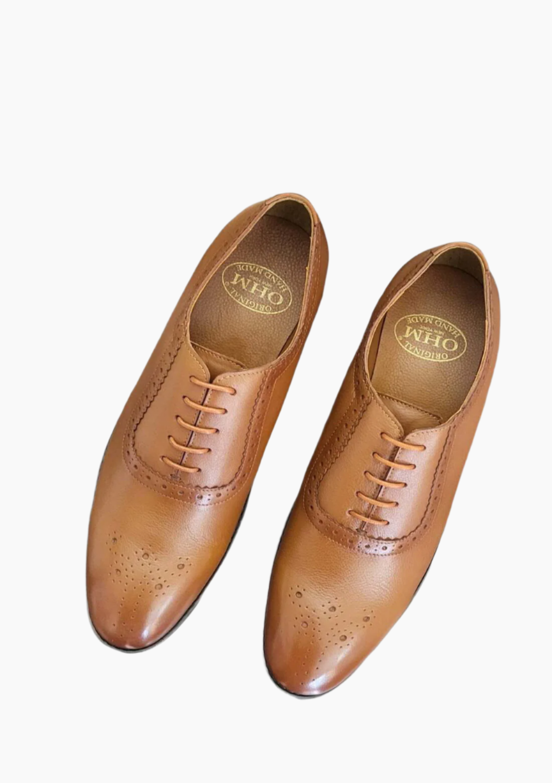 OHM Oxford Medallion Toe Leather Shoe