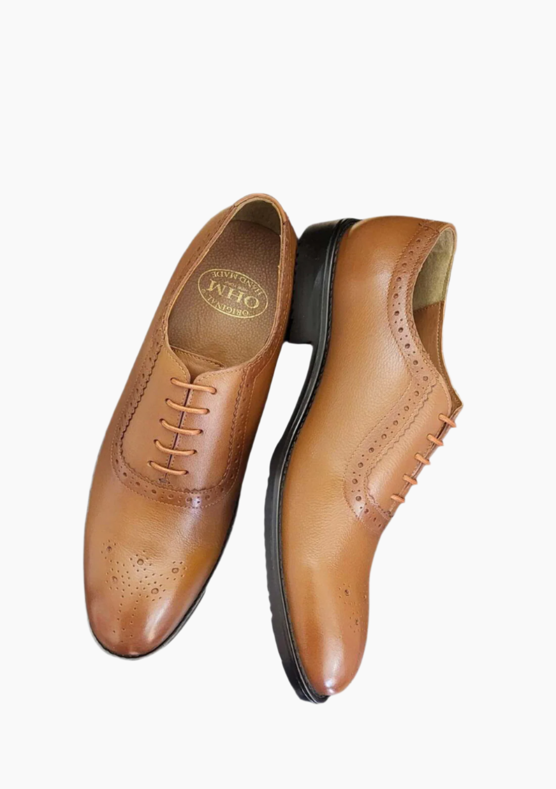 OHM Oxford Medallion Toe Leather Shoe