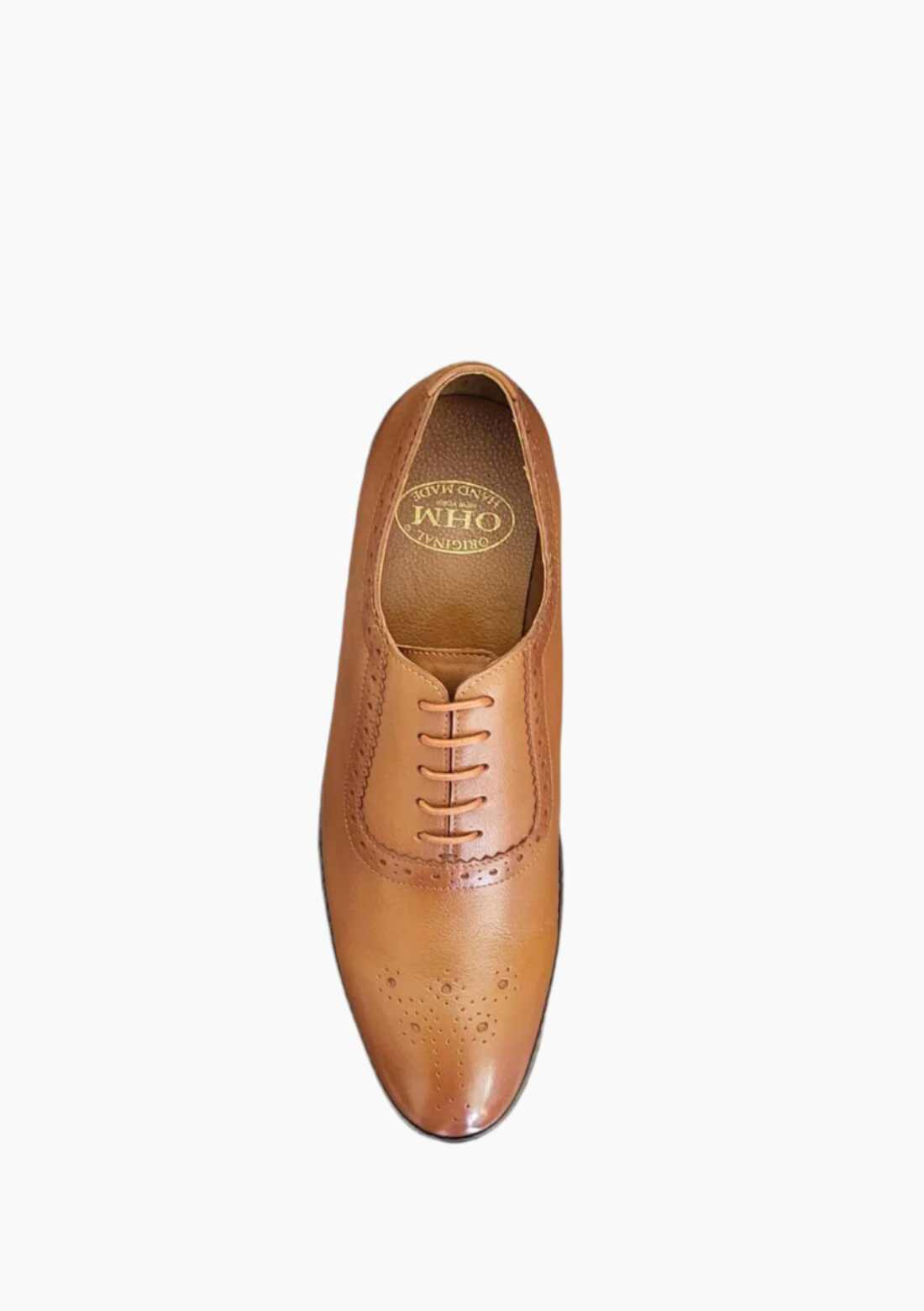 OHM Oxford Medallion Toe Leather Shoe