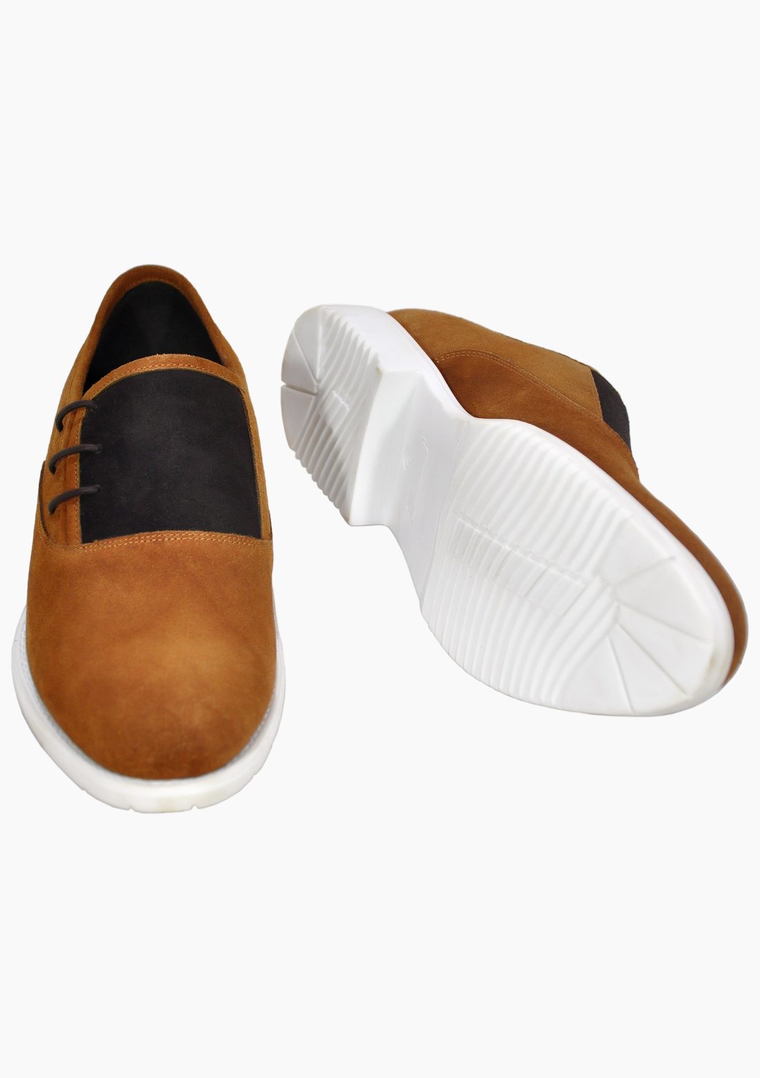 OHM Three Punched Side Lace Up Elegant Business Leather Shoes
