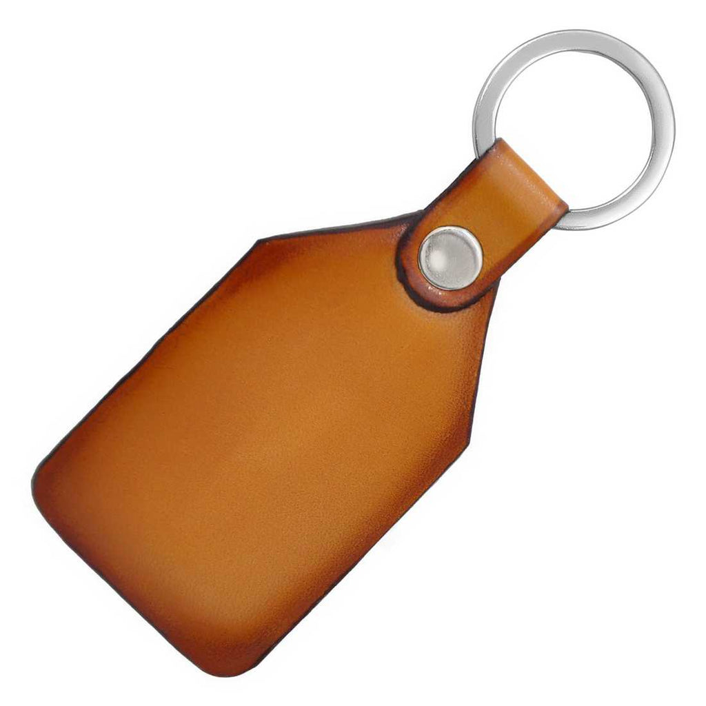 OHM New York Leather Key Chains in Tan