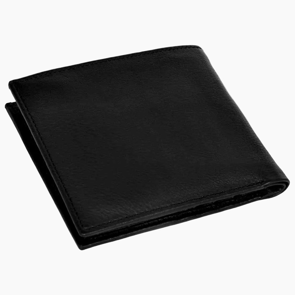 OHM New York Plain Vertical Card Slot Leather Wallet