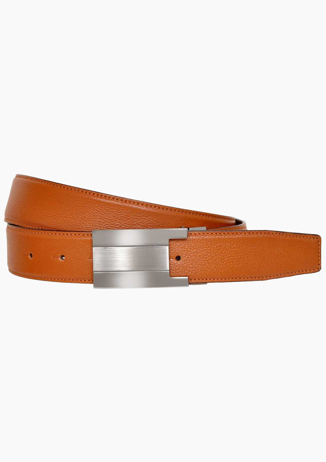OHM Leather Reversible Plaque Buckle Handmade Belts