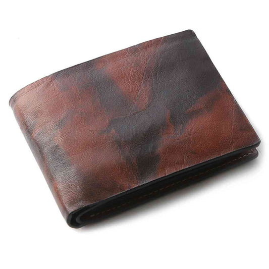 OHM New York Leather Wallet in Tiger Print Multi Color