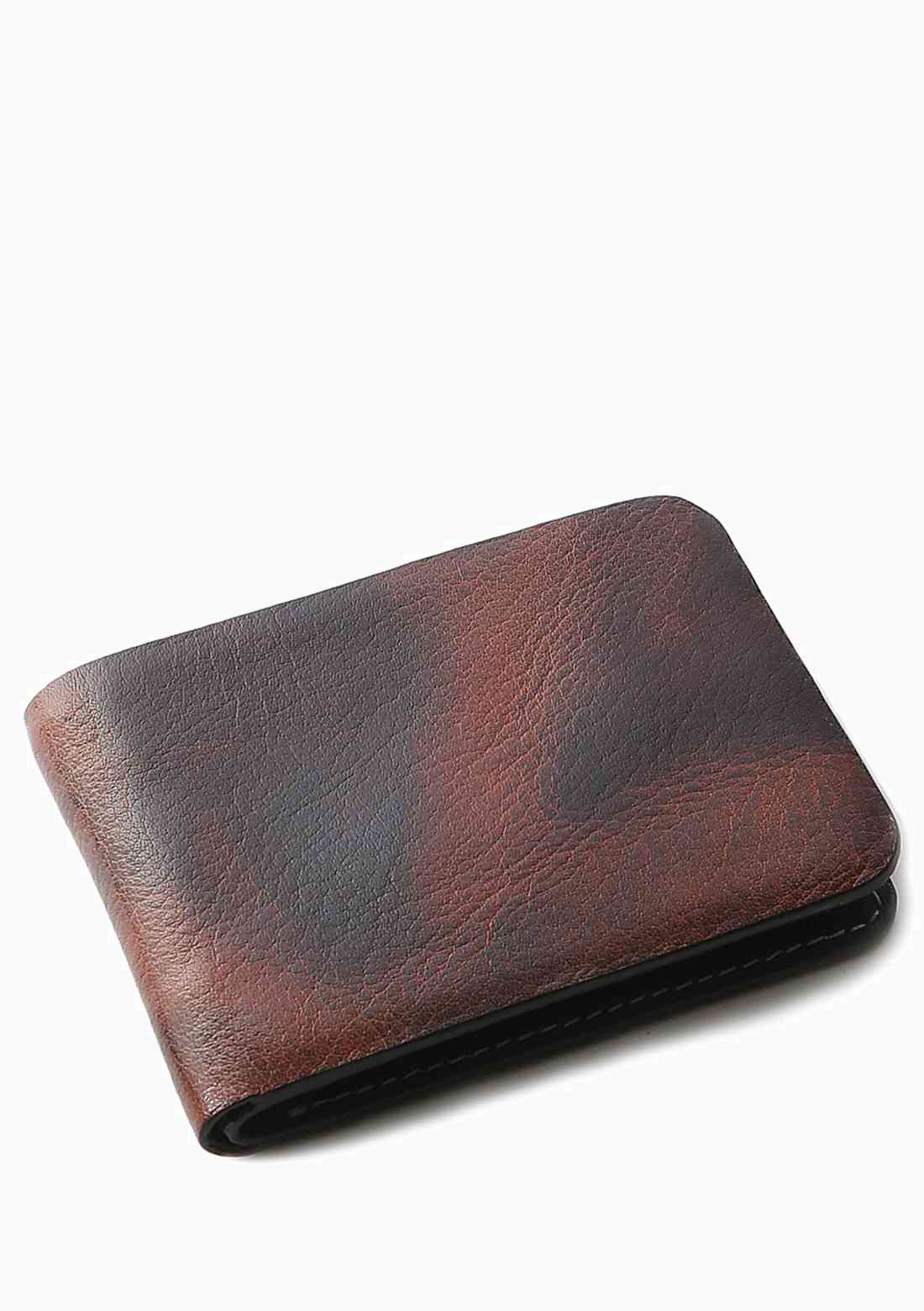 OHM Leather Wallet in Tiger Print