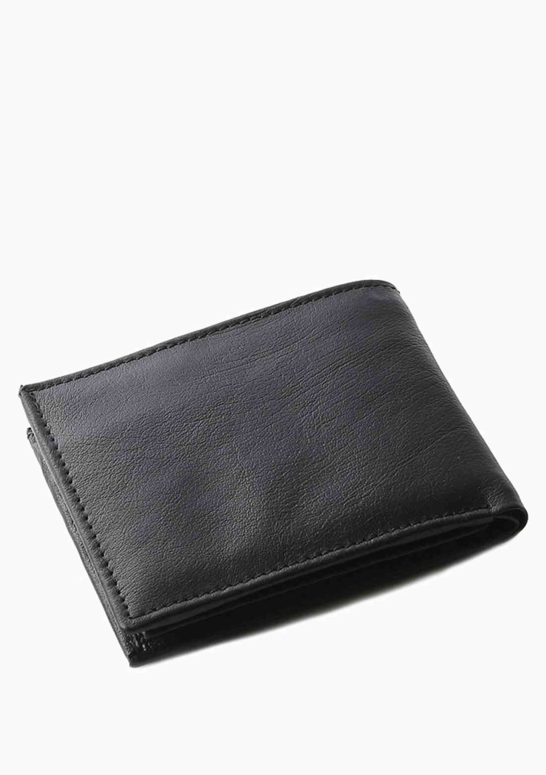 OHM Leather Coin Holder Wallet with ID Window