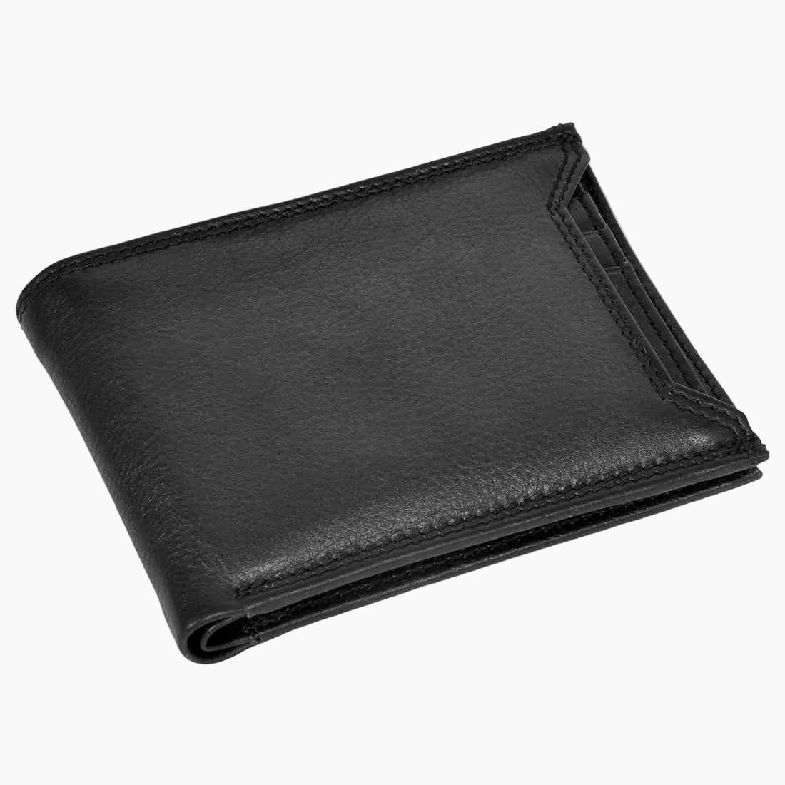 OHM New York Bill Fold Leather Wallet With Removable Card Holder