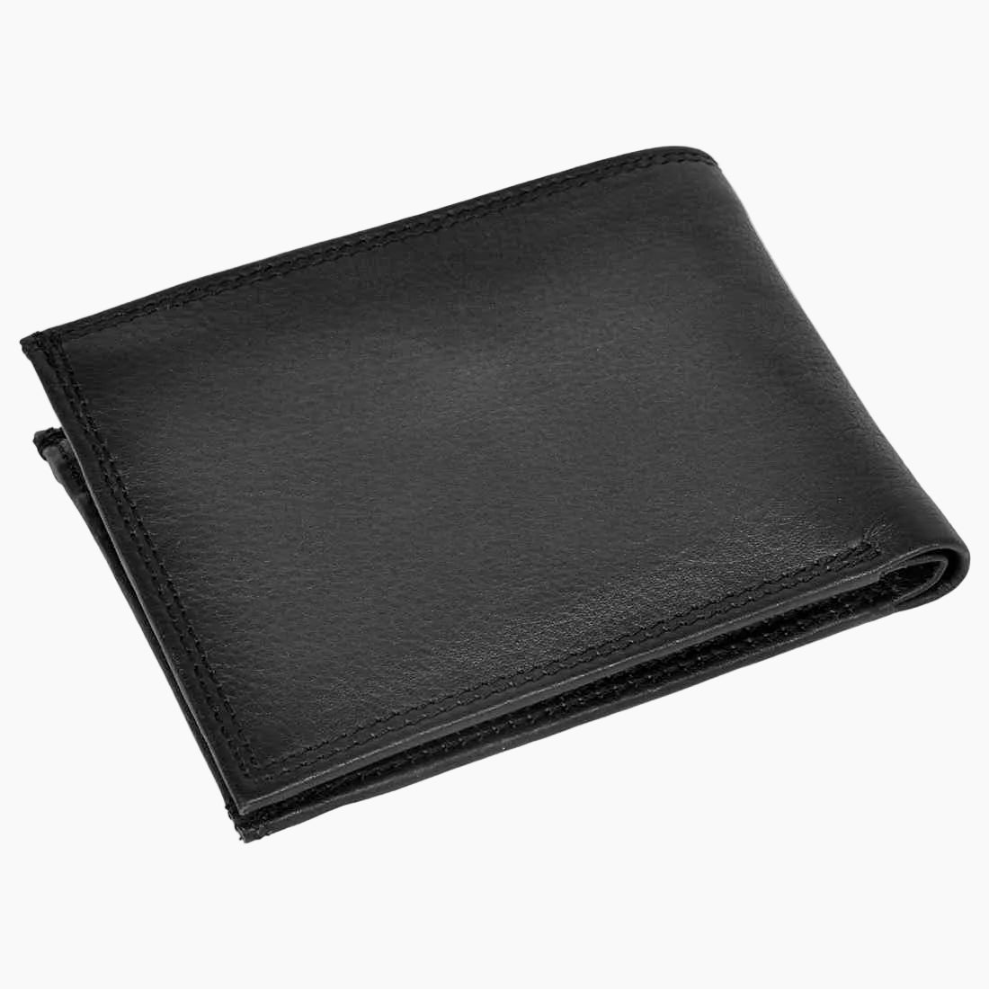 OHM New York Bill Fold Leather Wallet With Removable Card Holder