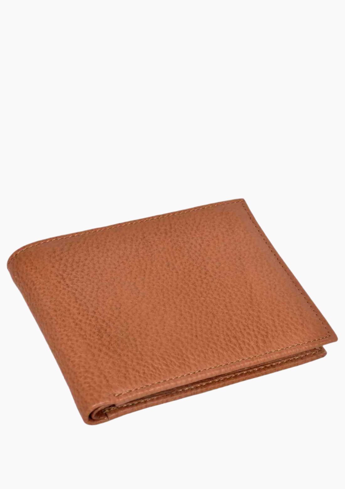OHM Bill Fold Leather Wallet in Tan Color