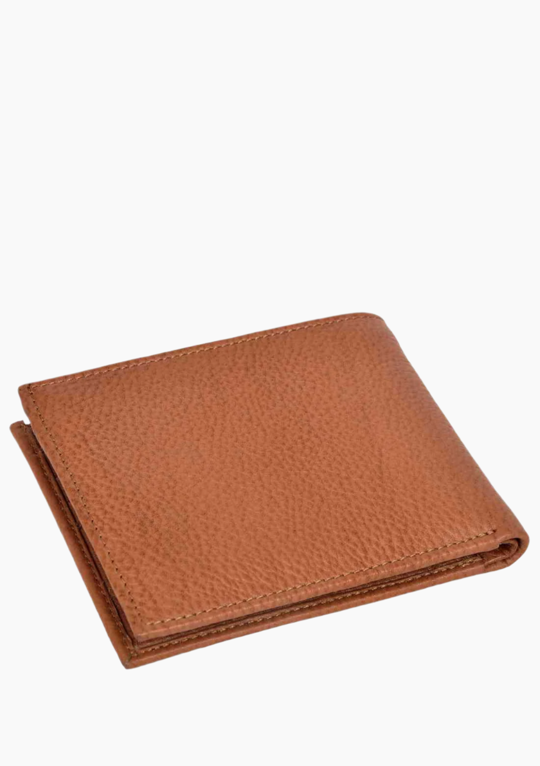 OHM Bill Fold Leather Wallet in Tan Color