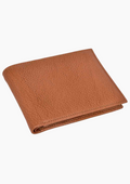 OHM Bill Fold Leather Wallet in Tan Color