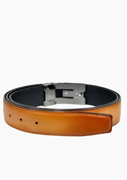 OHM Executive Stitched Leather Belts