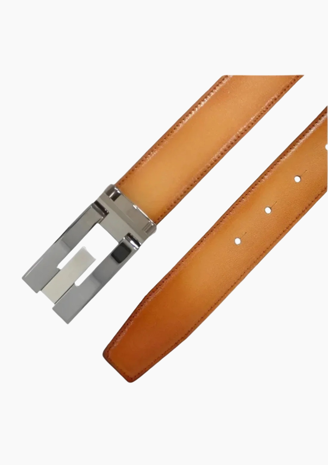 OHM Executive Stitched Leather Belts