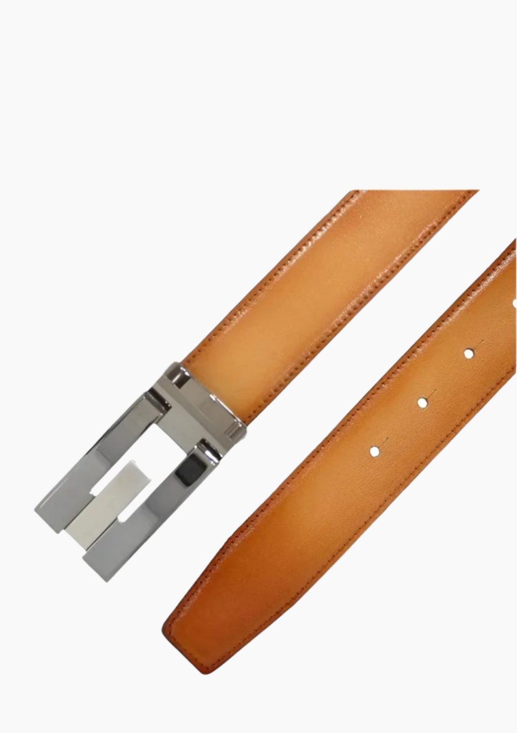 OHM Executive Stitched Leather Belts