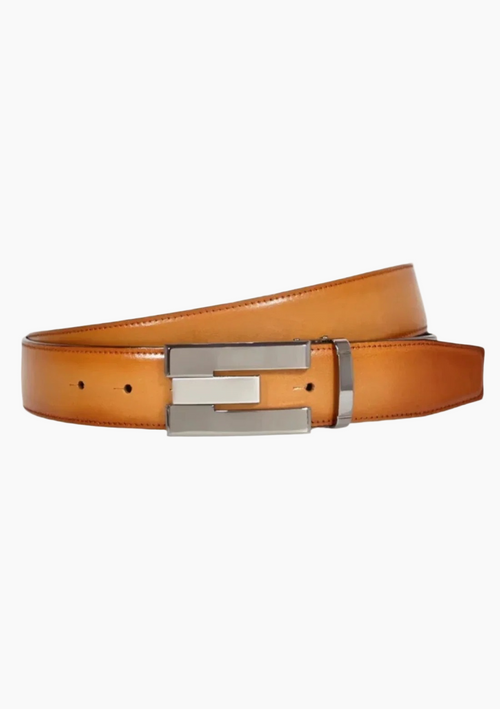 OHM Executive Stitched Leather Belts