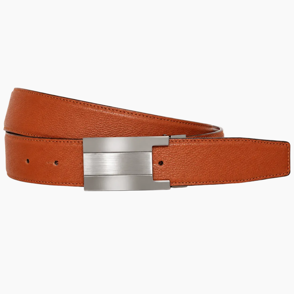 OHM New York Full-Grain Leather Belt – Cognac