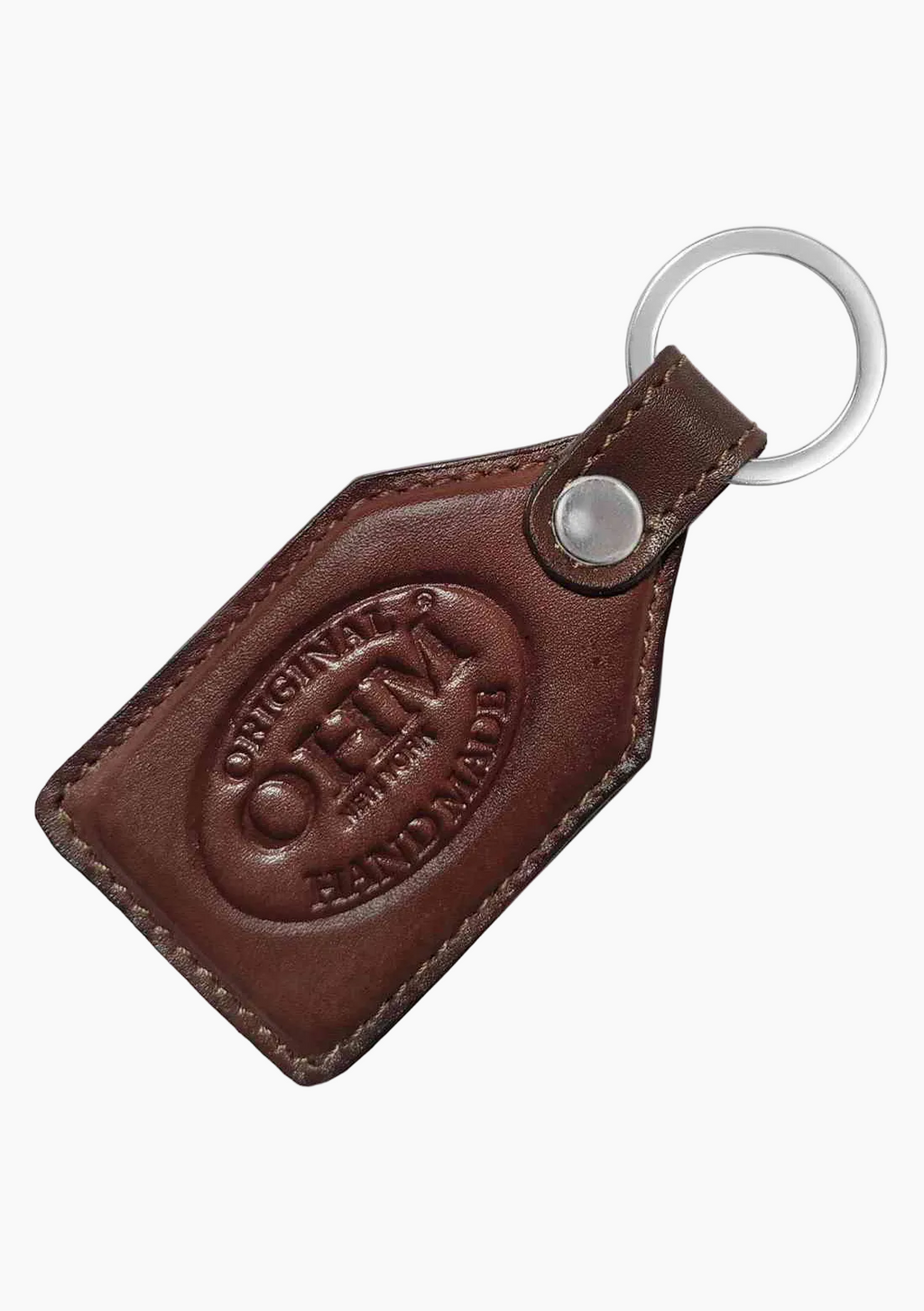 OHM New York Leather Key Chains in Brown