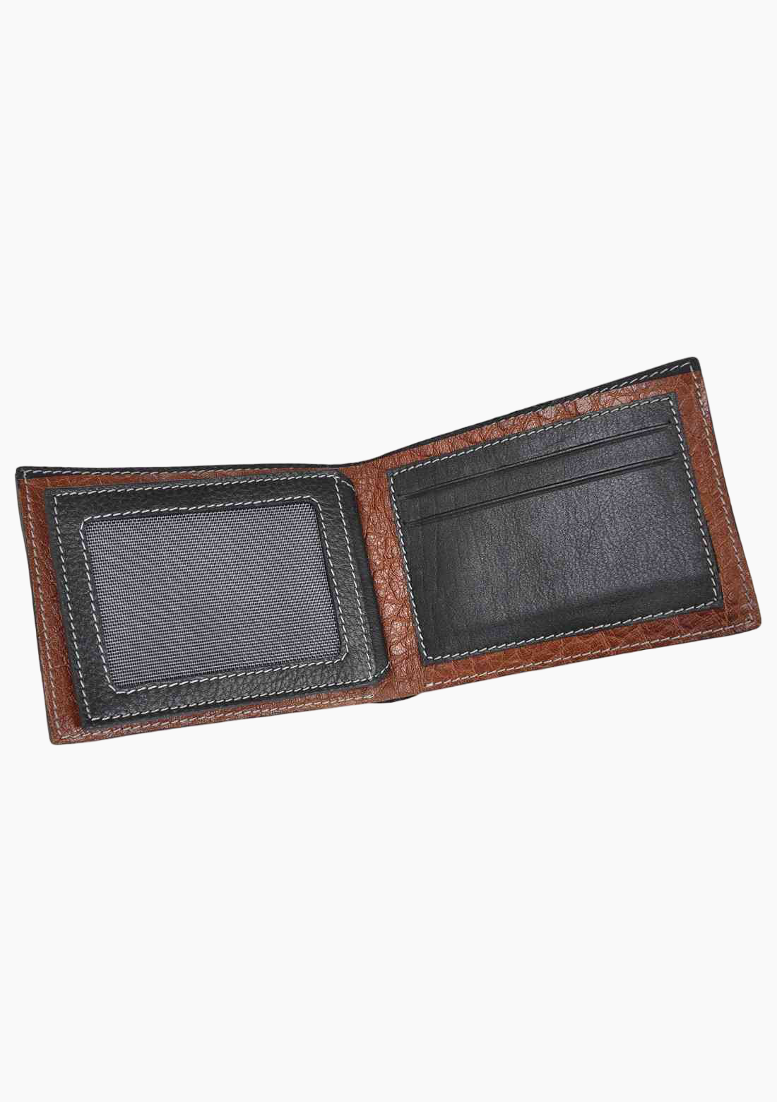 OHM Leather Wallet in Tiger Print Multi Color