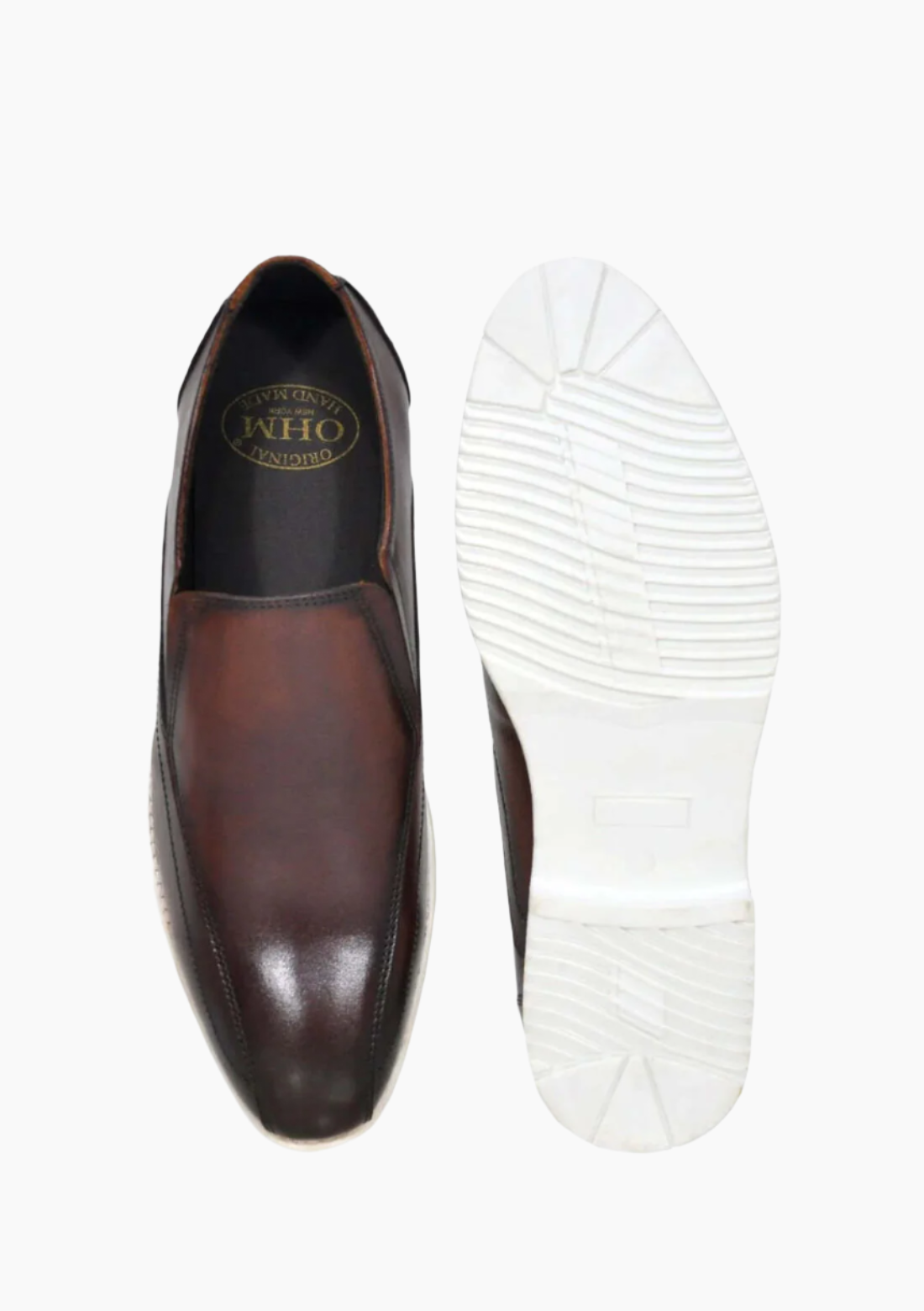 OHM Lifestyle Leather Slip-on Shoes