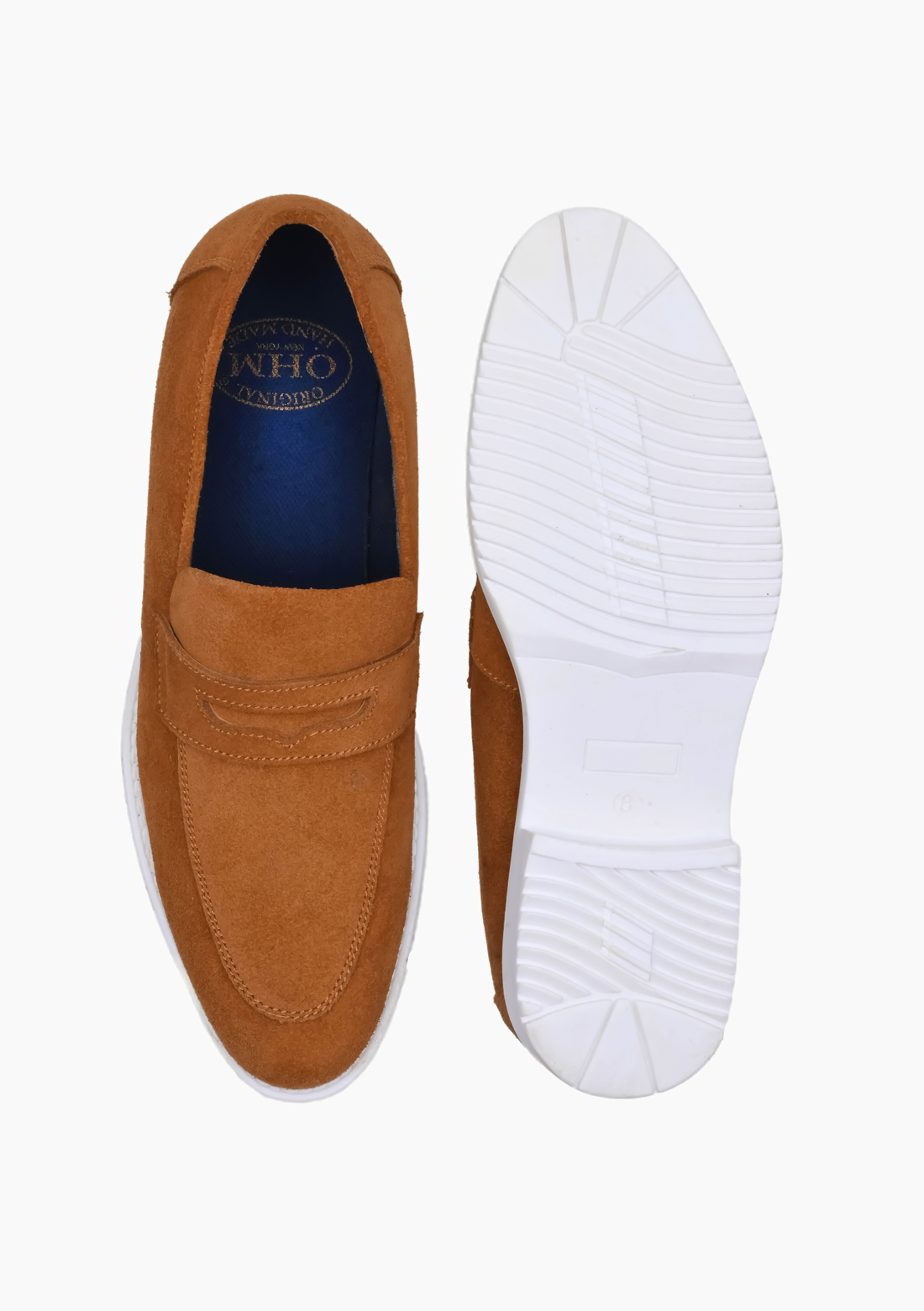 OHM President Penny Loafers Leather Shoes