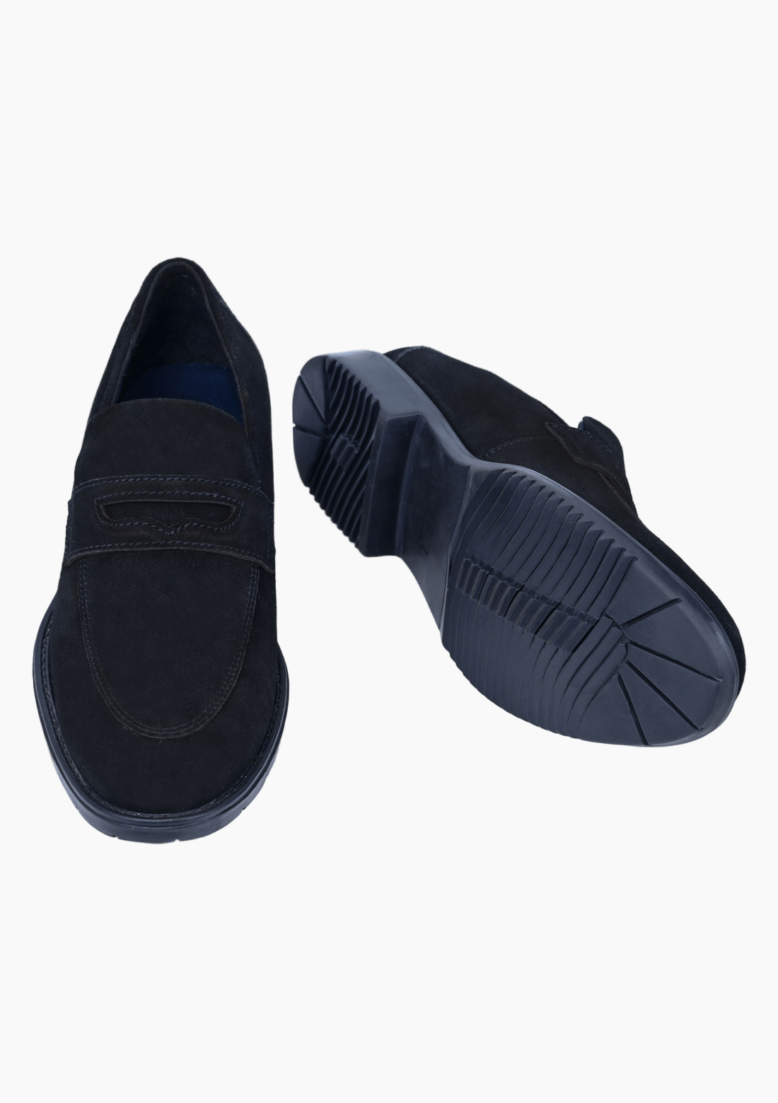 OHM Exclusive Penny Loafer in Suede with Classy Rubber Sole