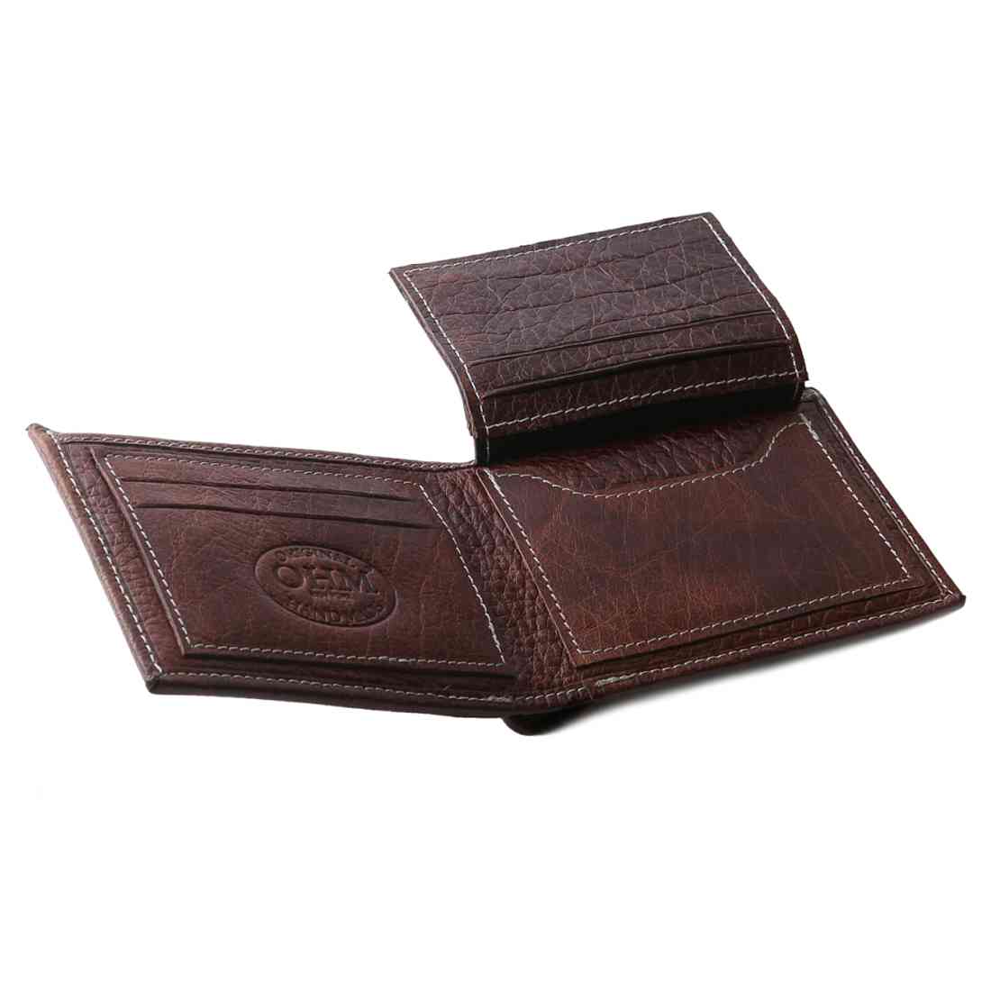 OHM New York Vintage Wallet in Brown Leather