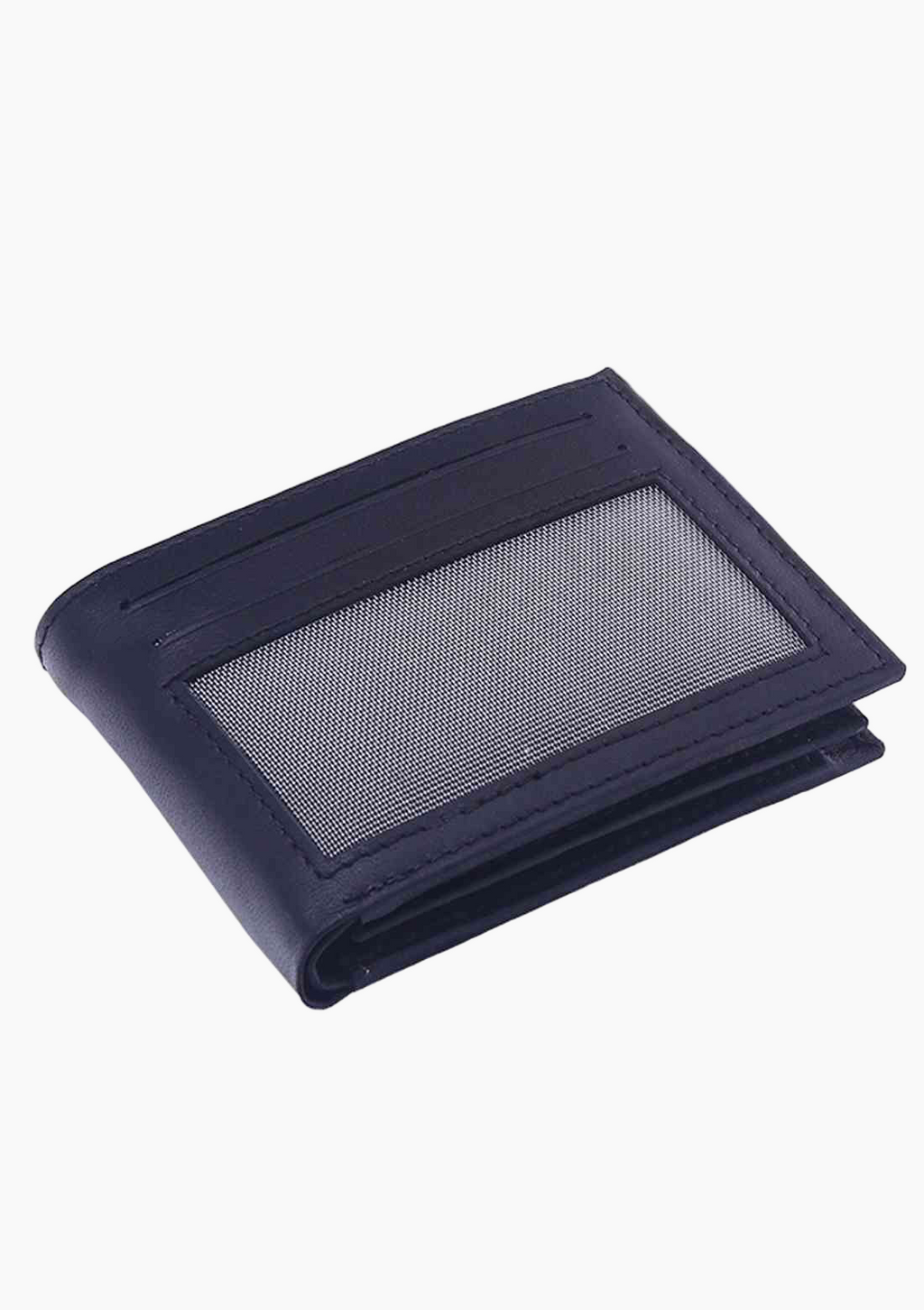 OHM Front ID Window with Coin Slot Leather Wallet