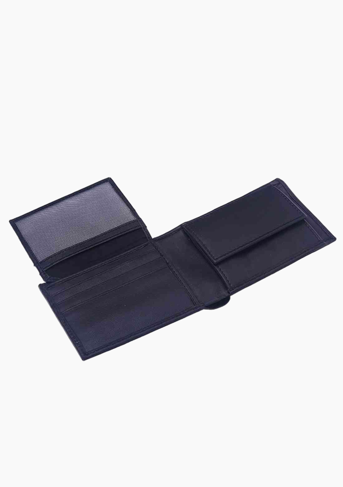 OHM Front ID Window with Coin Slot Leather Wallet