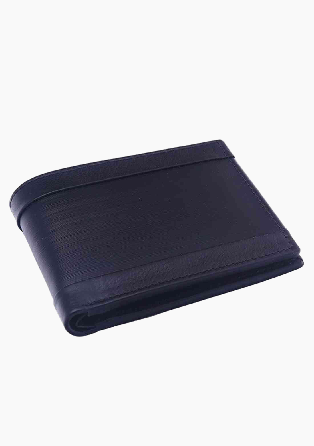 OHM Horizontal Lining Textured Leather Wallet