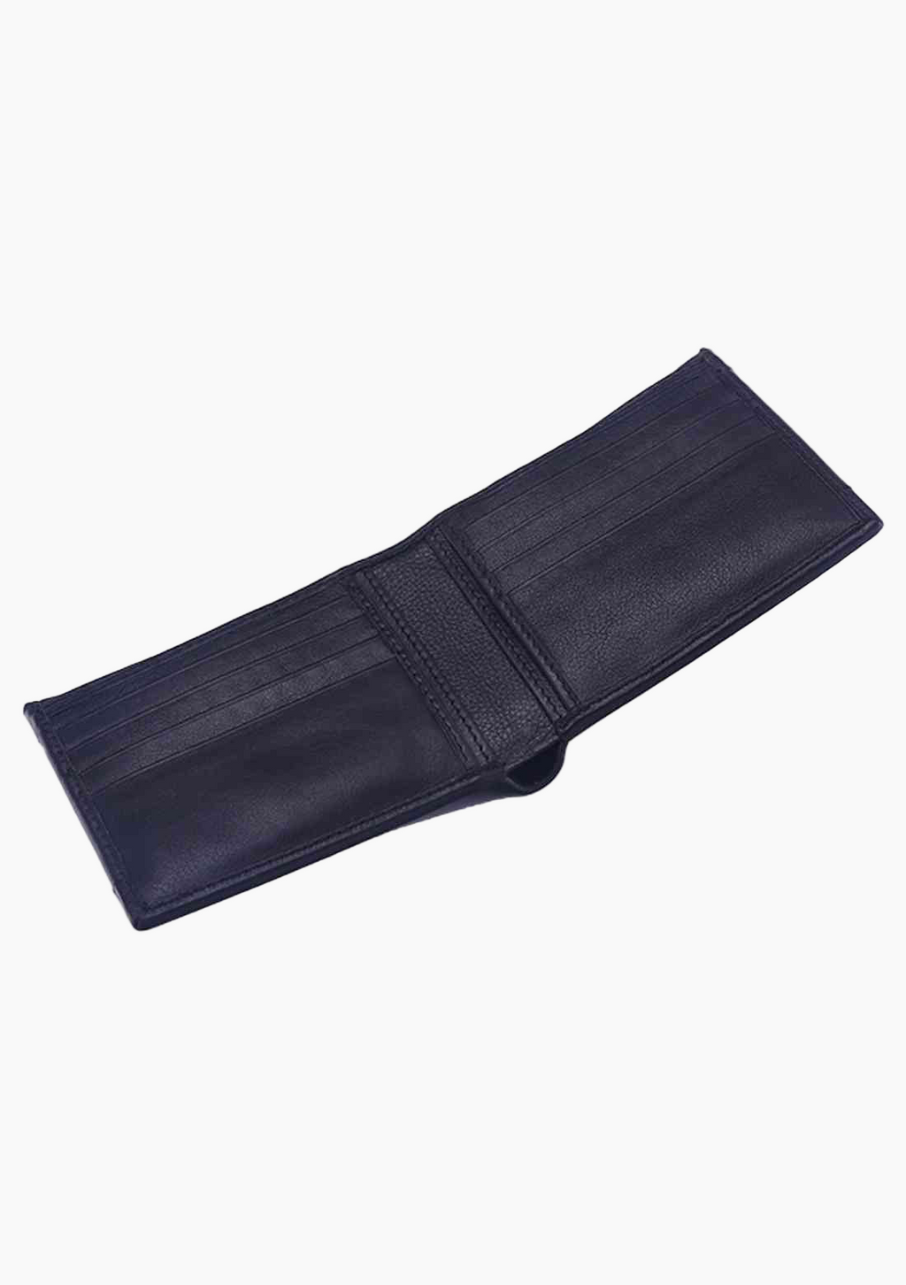 OHM Leather Slim Bill Fold Grained Wallet