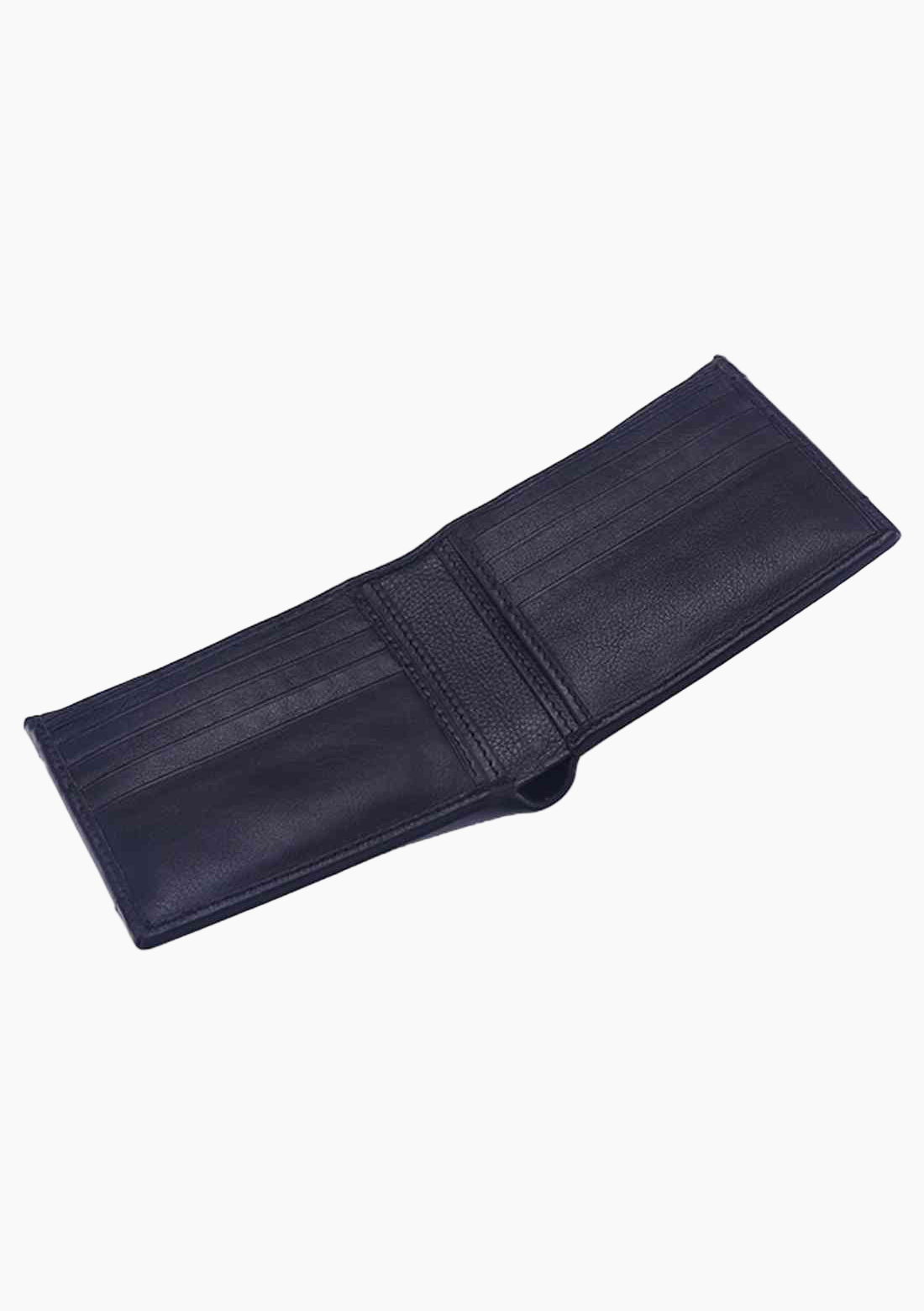 OHM Horizontal Lining Textured Leather Wallet
