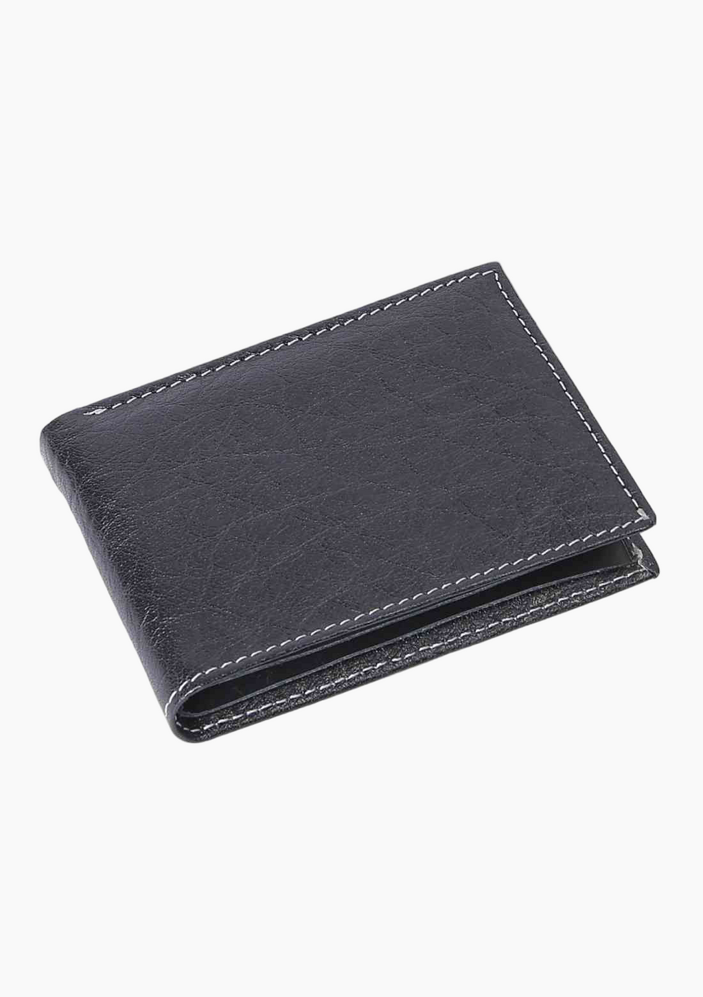 OHM Leather New York Wallet in Black/ Tan