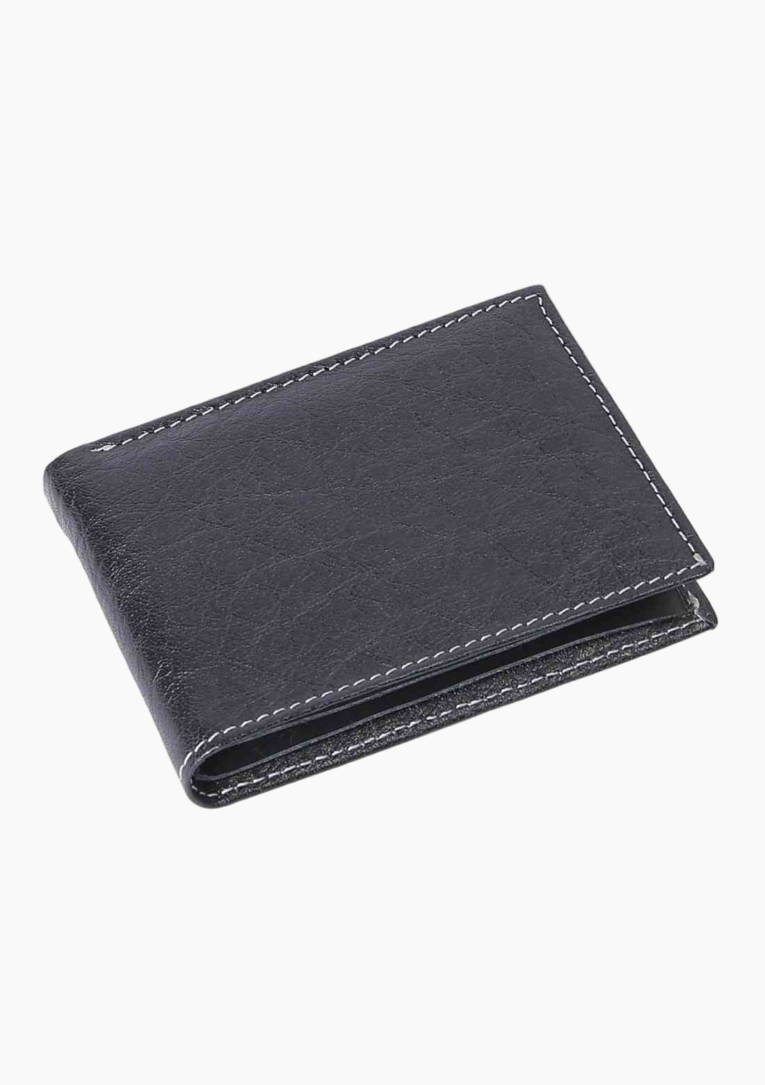 OHM Leather New York Wallet in Black/ Tan