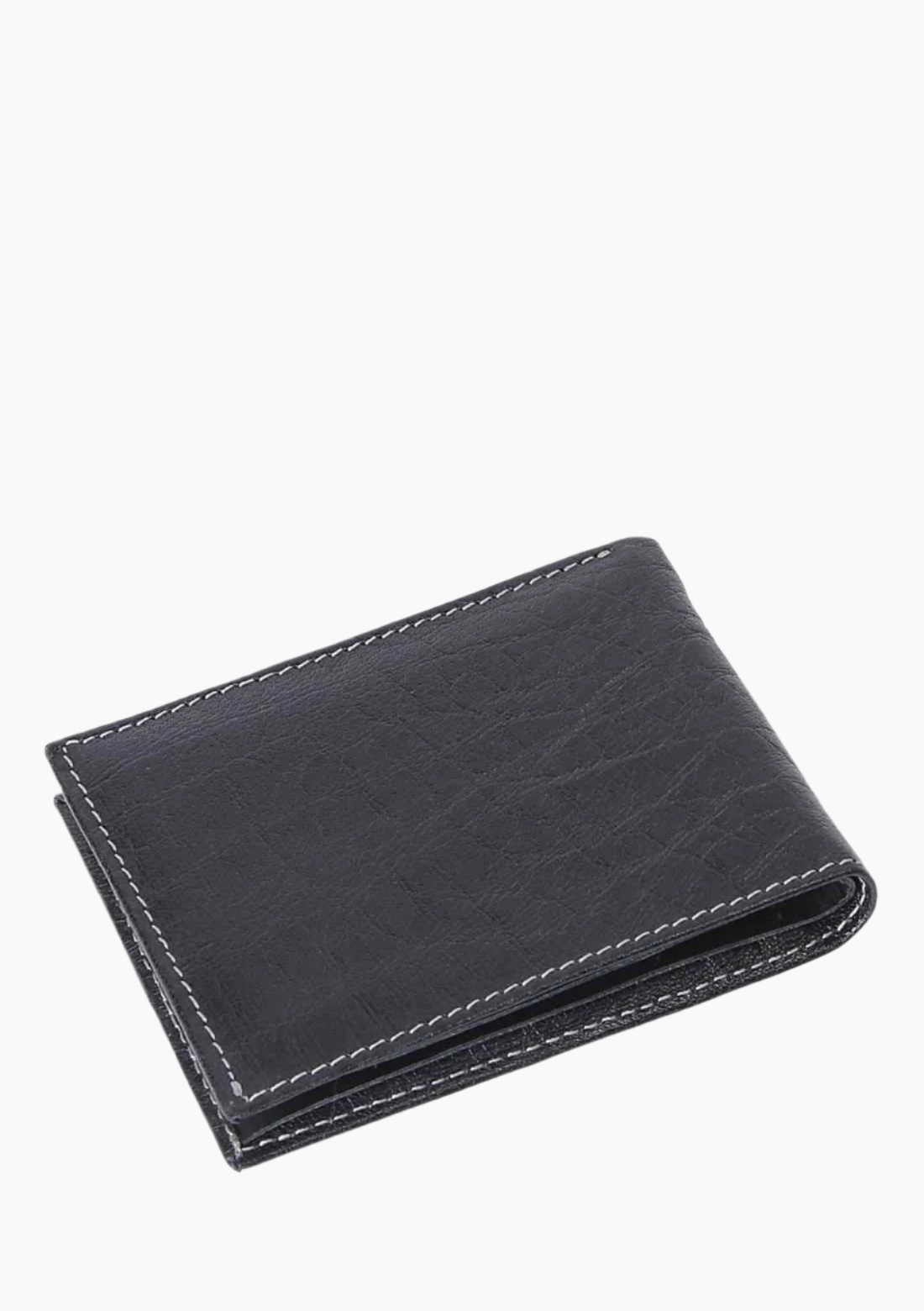 OHM Leather New York Wallet in Black/ Tan