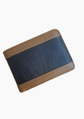 OHM Leather Two Tone Stitched Slim Wallet