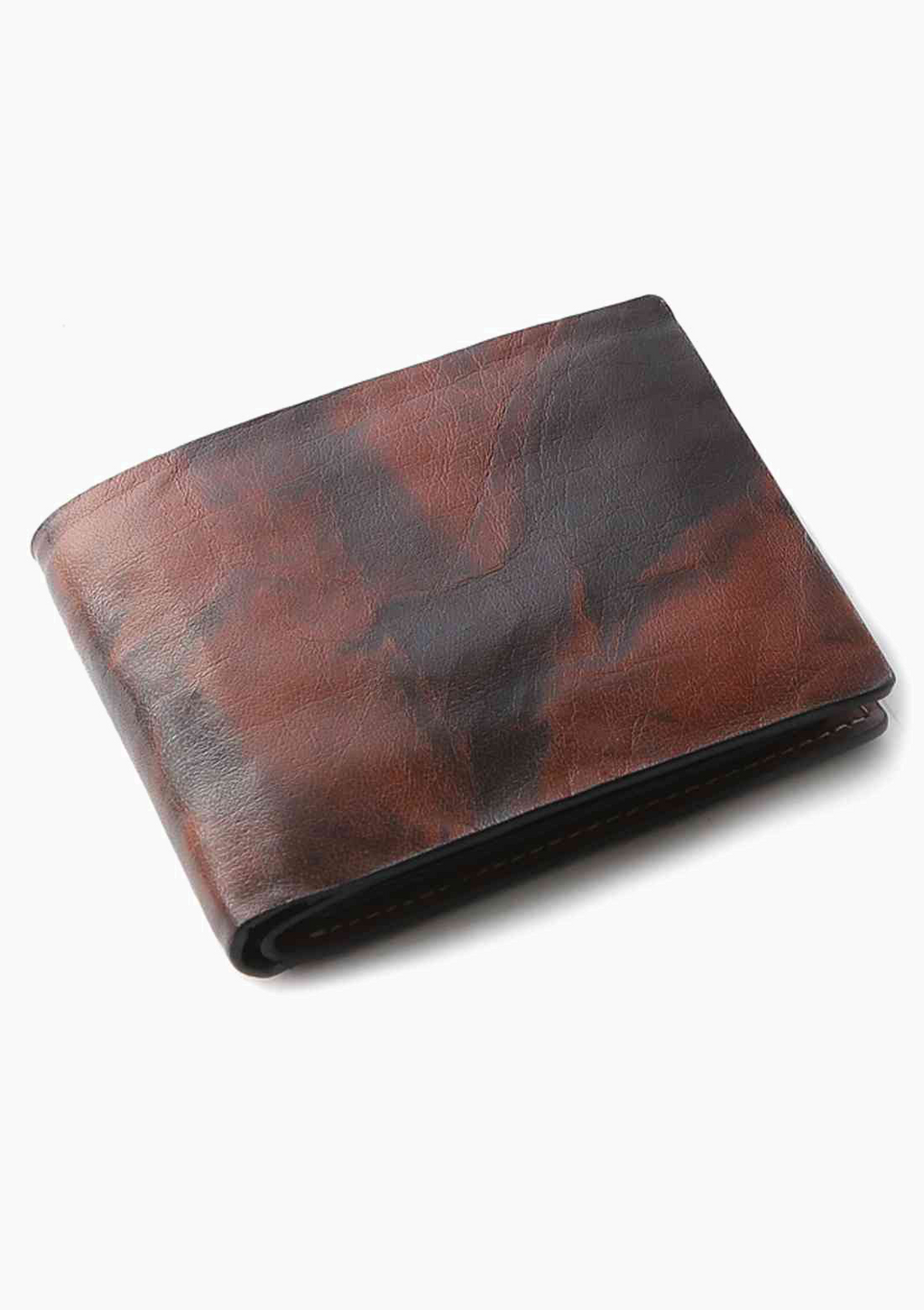 OHM Leather Wallet in Tiger Print Color