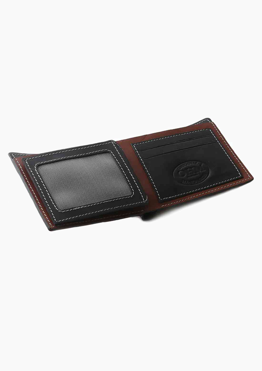 OHM Leather Wallet in Tiger Print Color