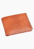 OHM New York Natural Grain Bill Fold Leather Wallet
