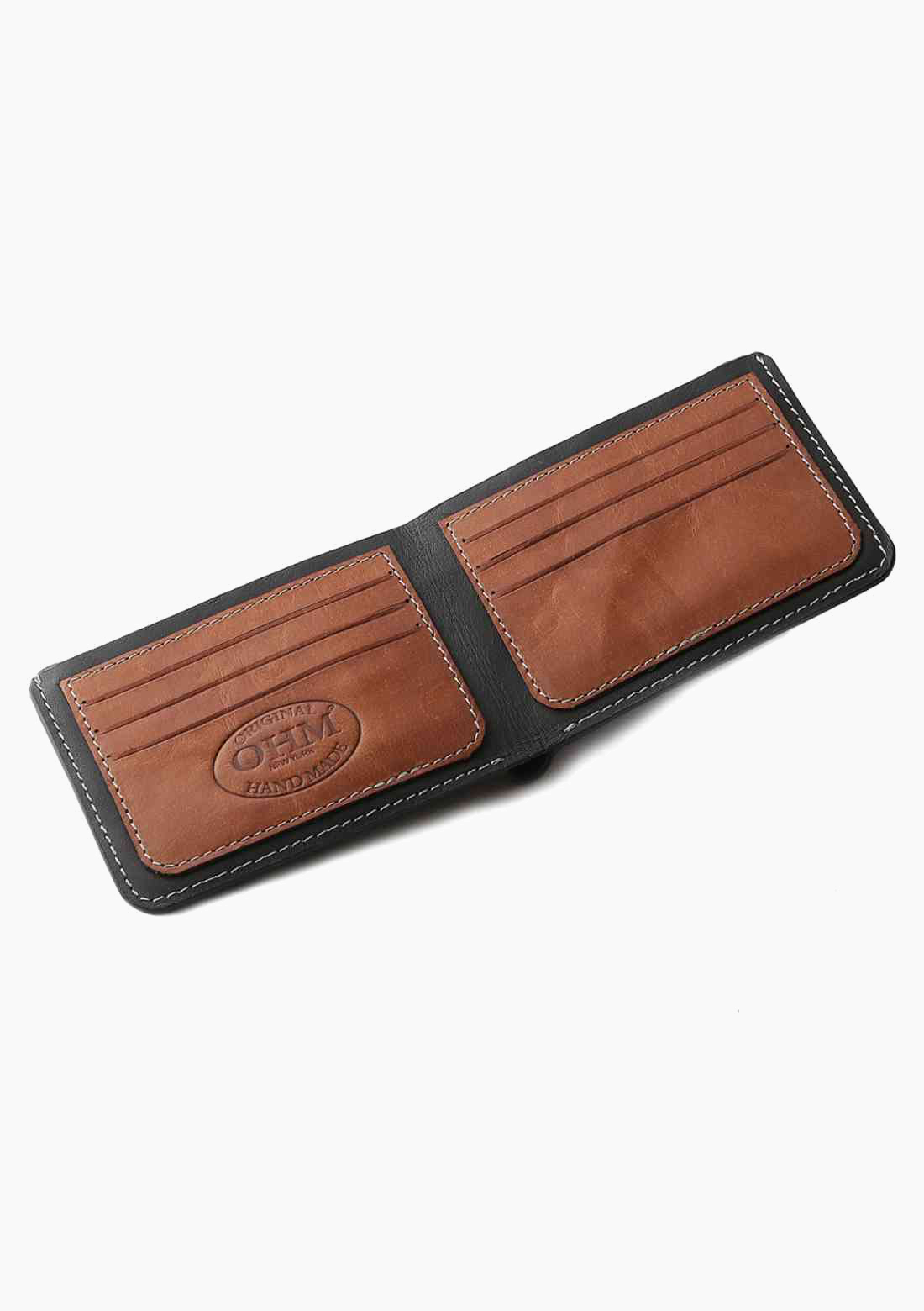 OHM Leather Wallet in Tiger Print
