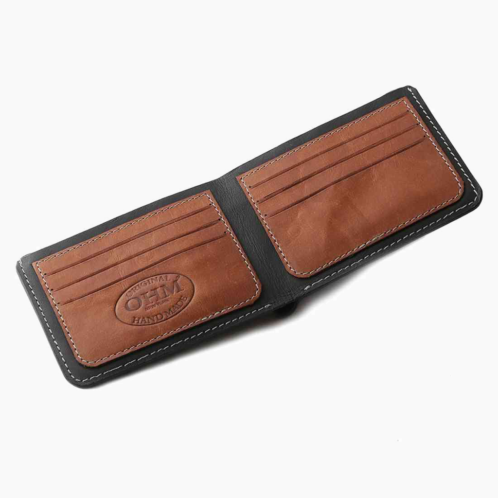 OHM New York Leather Wallet in Tiger Print