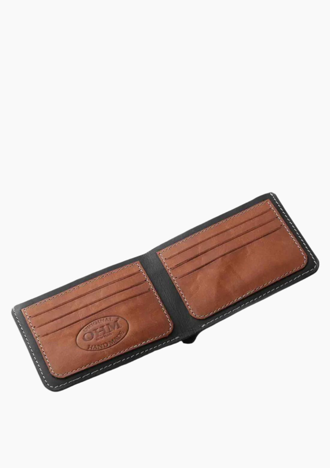 OHM Leather Wallet in Tiger Print
