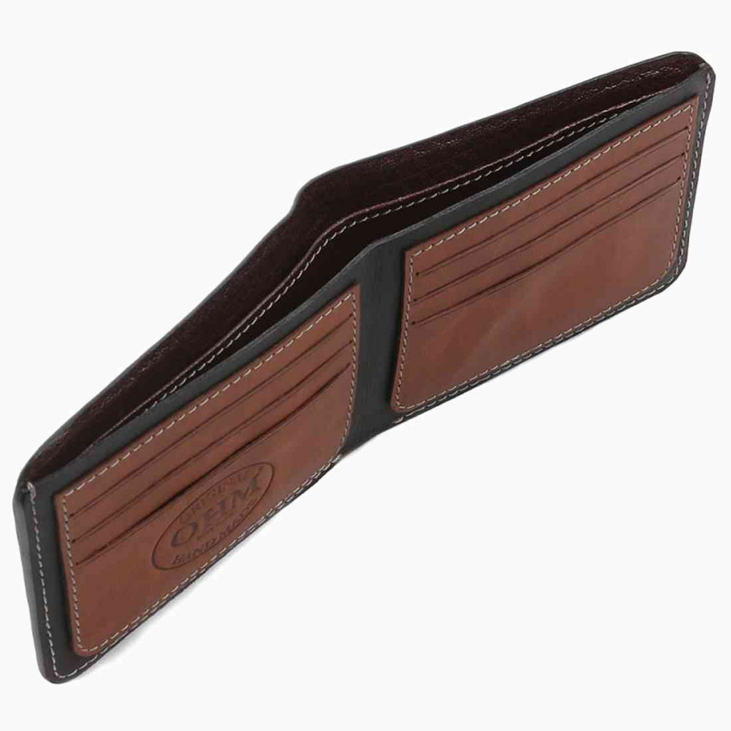 OHM New York Leather Wallet in Tiger Print