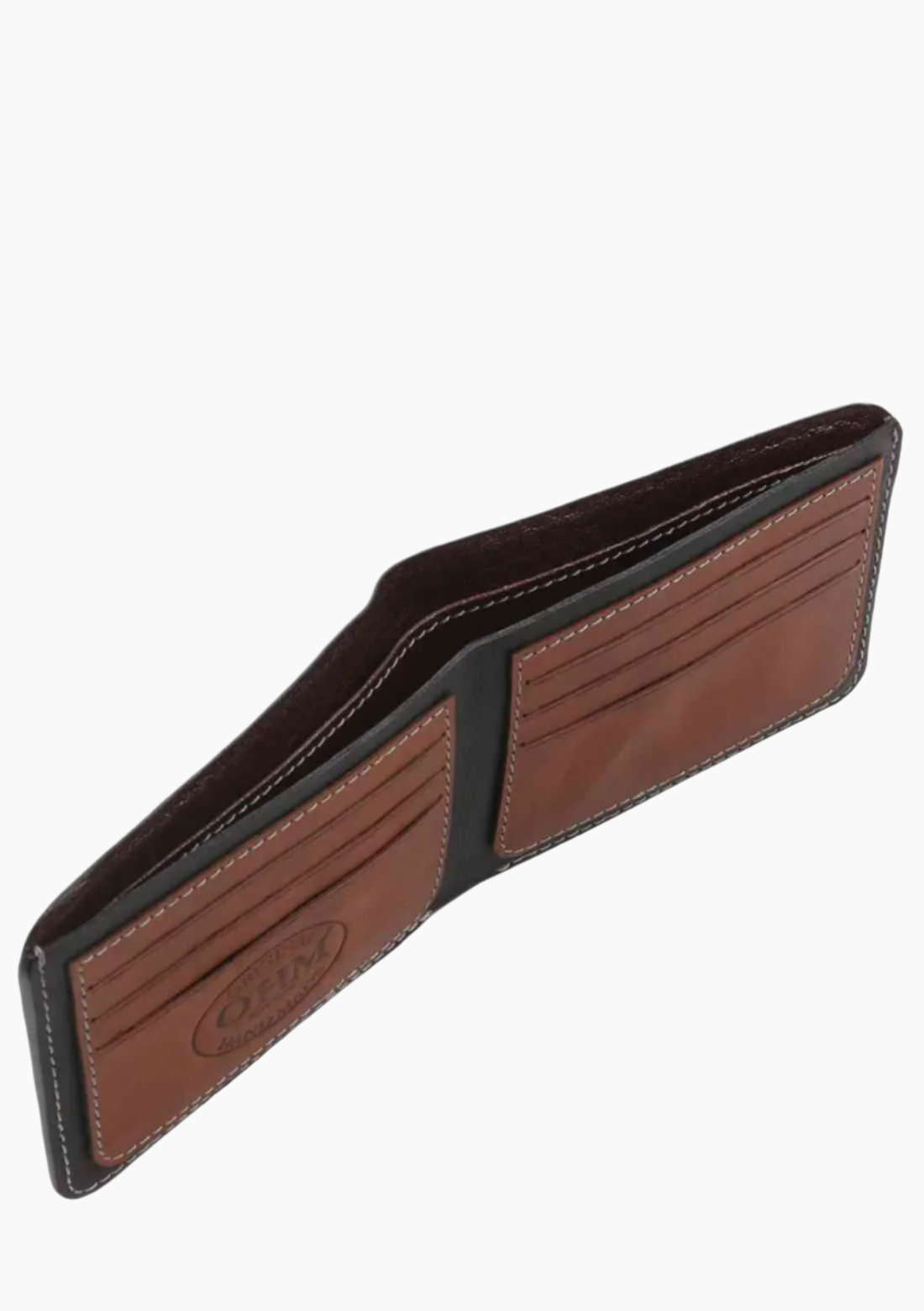OHM Leather Wallet in Tiger Print