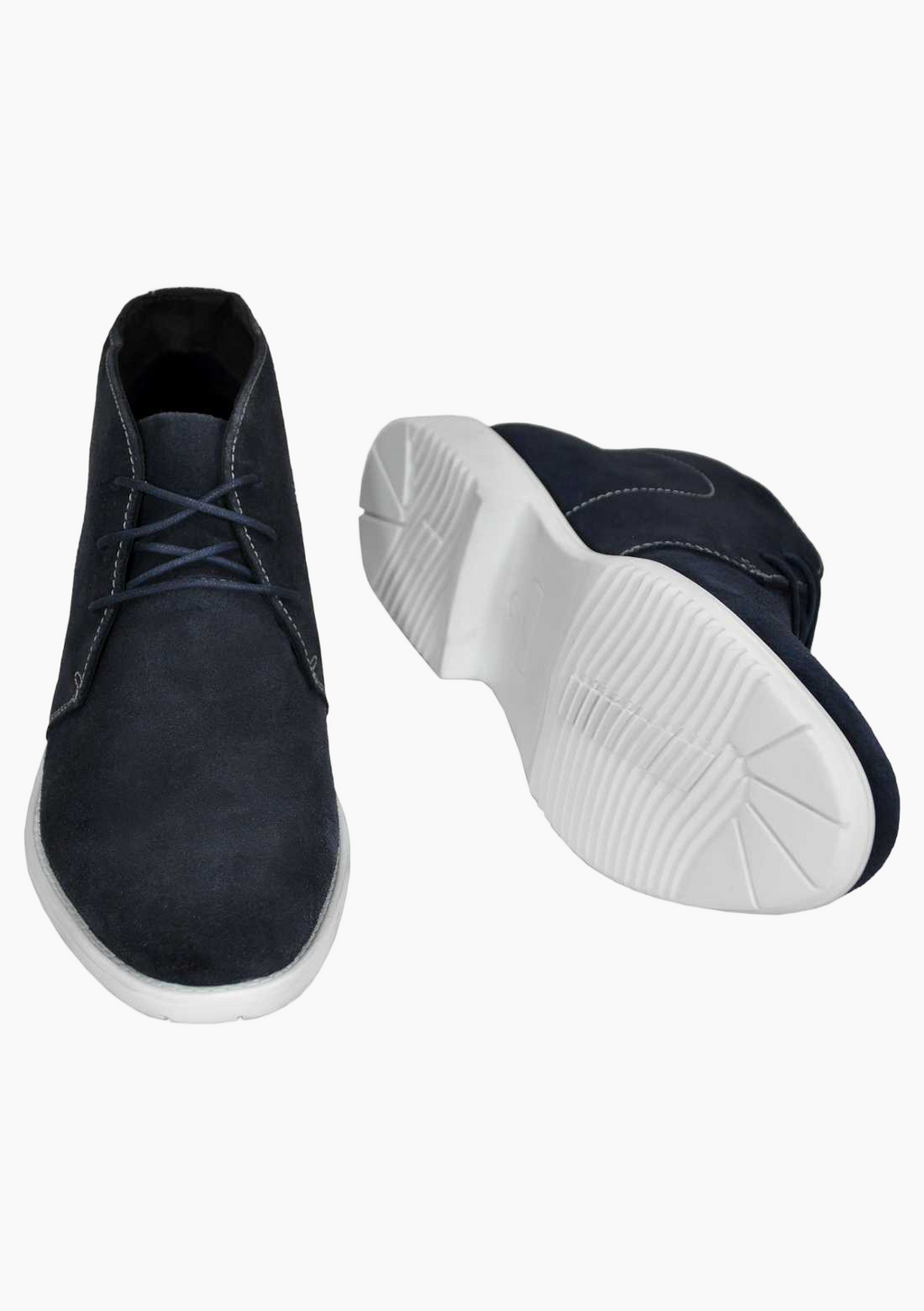 OHM Executive Style Ankle Leather Boots with Plain Toe