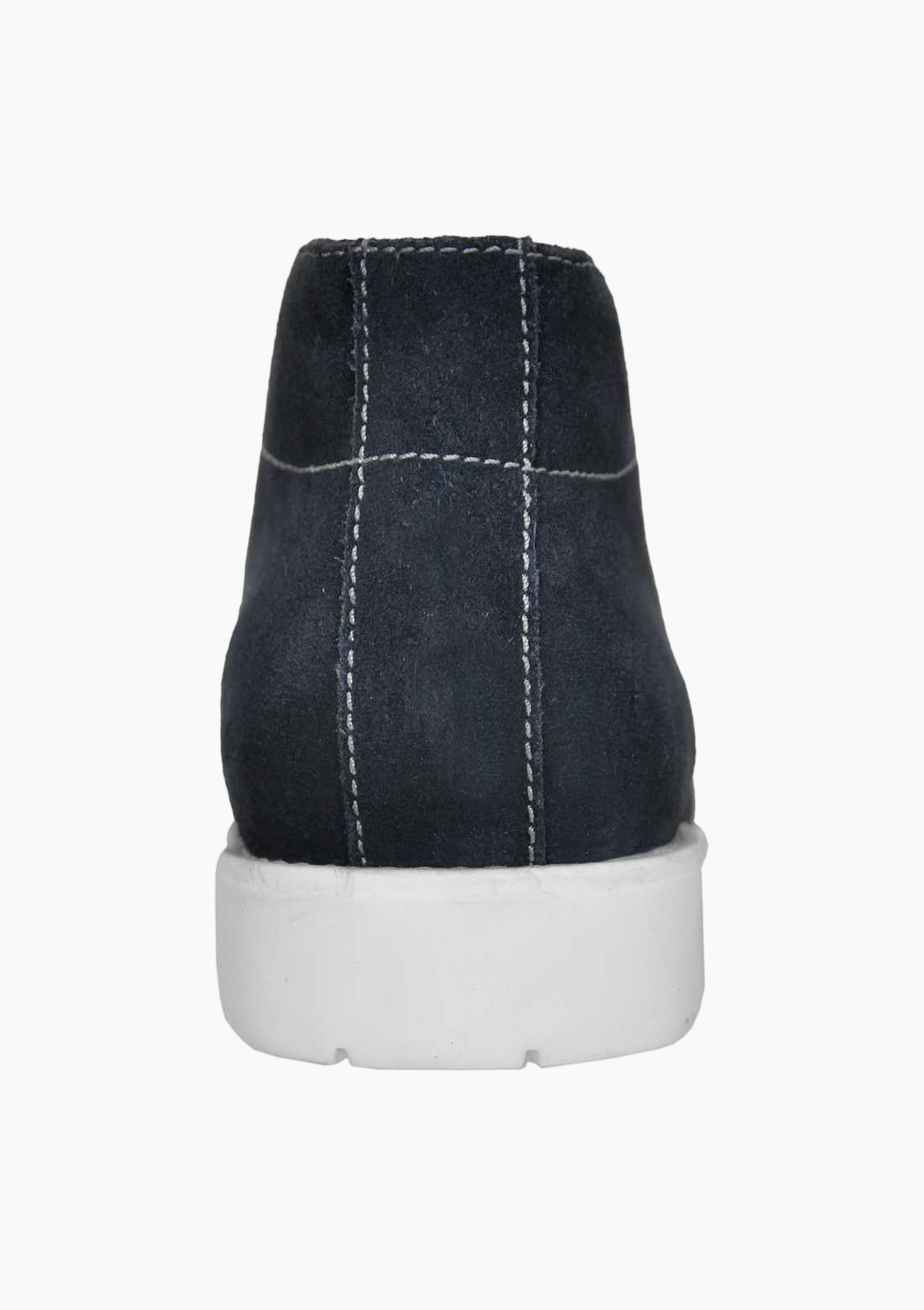 OHM Executive Style Ankle Leather Boots with Plain Toe