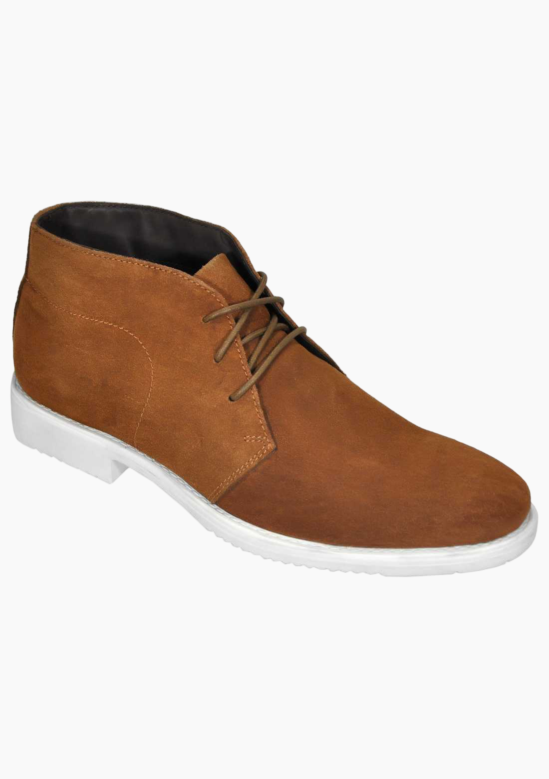 OHM Lifestyle Plain Stitched Toe Leather Ankle Boot